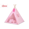 Tenda Wigwam per Bambino con Tappetino e Cuscini Rosa