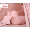 Tenda Wigwam per Bambino con Tappetino e Cuscini Rosa Scuro