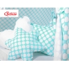Tenda Wigwam per Bambino con Tappetino e Cuscini Turchese