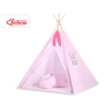 Tenda Wigwam per Bambino con Tappetino Rosa Pois Bianchi