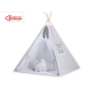 Tenda Wigwam per Bambino Grigio Pois Bianchi