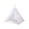 Tenda Wigwam per Bambino Grigio Pois Bianchi