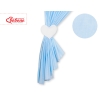 Tendaggio Cameretta di Bambini Blu a Strisce Cuori