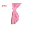 Tendaggio Cameretta di Bambini Rosa a Scacchi Cuori