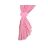 Tendaggio Cameretta di Bambini Rosa a Scacchi Cuori