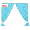 Tende per Bambini Turchese Pois Bianchi Cuori
