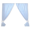 Tende per Cameretta Blu a Scacchi Cuori