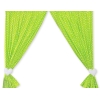 Tende per Cameretta Verde Pois Bianchi Cuori