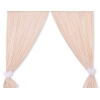 Tende per La Cameretta Dei Bambini Beige Pois Bianchi Cuori