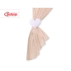 Tende per La Cameretta Dei Bambini Beige Pois Bianchi Cuori