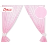 Tende per La Cameretta Dei Bambini Rosa a Strisce Cuori