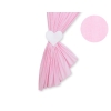 Tende per La Cameretta Dei Bambini Rosa a Strisce Cuori