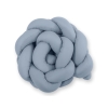 Treccia Paracolpi Culla Azzurro Pastello
