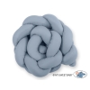 Treccia Paracolpi Culla Azzurro Pastello