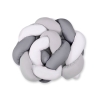 Treccia Paracolpi Lettino Bianca Grigio Antracite