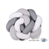 Treccia Paracolpi Lettino Bianca Grigio Antracite