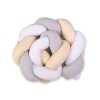 Treccia Paracolpi Lettino Bianca Grigio Beige