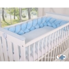 Treccia Paracolpi per Letto Bambino Blu Ragazzo