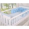 Treccia Paracolpi per Letto Bambino Blu Ragazzo