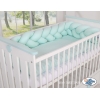 Treccia Paracolpi per Letto Bambino Menta