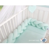 Treccia Paracolpi per Letto Bambino Menta
