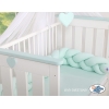 Treccia Paracolpi per Letto Bambino Menta