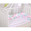 Treccia per Lettino 180cm Menta Rosa Bianca