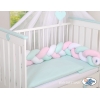 Treccia per Lettino 180cm Menta Rosa Bianca