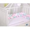 Treccia per Lettino 180cm Menta Rosa Bianca