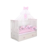 Zanzariera per Lettino Bambino Rosa Chiffon