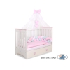 Zanzariera per Lettino Bambino Rosa Chiffon
