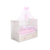 Zanzariera per Lettino Bambino Rosa Chiffon