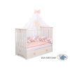 Zanzariera per Lettino Neonato Beige Chiffon