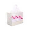 Zanzariera per Lettino Neonato Bianca Chiffon