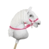 Redini per Cavallo a Bastone Rosa Scuro