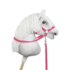 Redini per Cavallo a Bastone Rosa Scuro