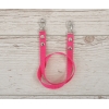 Redini per Cavallo a Bastone Rosa Scuro