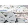 Set biancheria grigia waffle