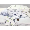 Set biancheria waffle culla vimini