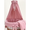 Set completo in mussola di cotone rosa cipria