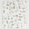 Set di lenzuolo per lettino vimini con ruote