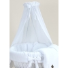 Set in mussola bianco per neonato