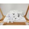 Set lenzuola culla vimini waffle