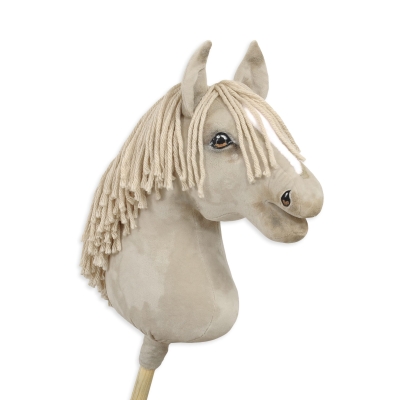 Grande cavallo bastone Cremello Hobbyhorse