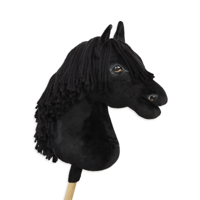 Cavallo nero con bastone Sport
