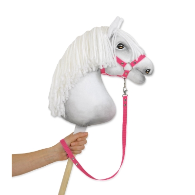 Corda per Cavallo e Bastone Rosa Scuro