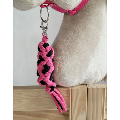 Corda di Legatura Intrecciata Rosa Nero