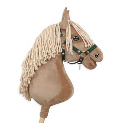 Cavezza Regolabile per Cavallo Bastone Khaki