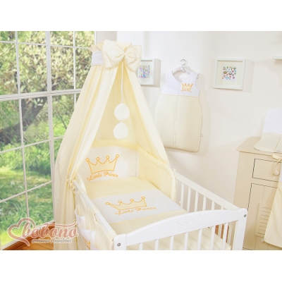 Baldacchino per Lettino e Culla Creme Little Prince/Princess