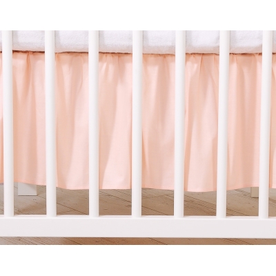 Balza Gonna per Lettino 60x120 Rosa Cipria Little Prince/Princess